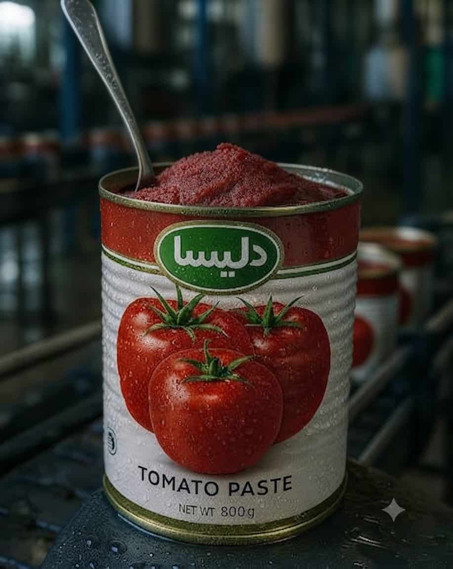 رب گوجه فرنگی دلیسا با مزه طبیعی و کاربرد گسترده در غذاها